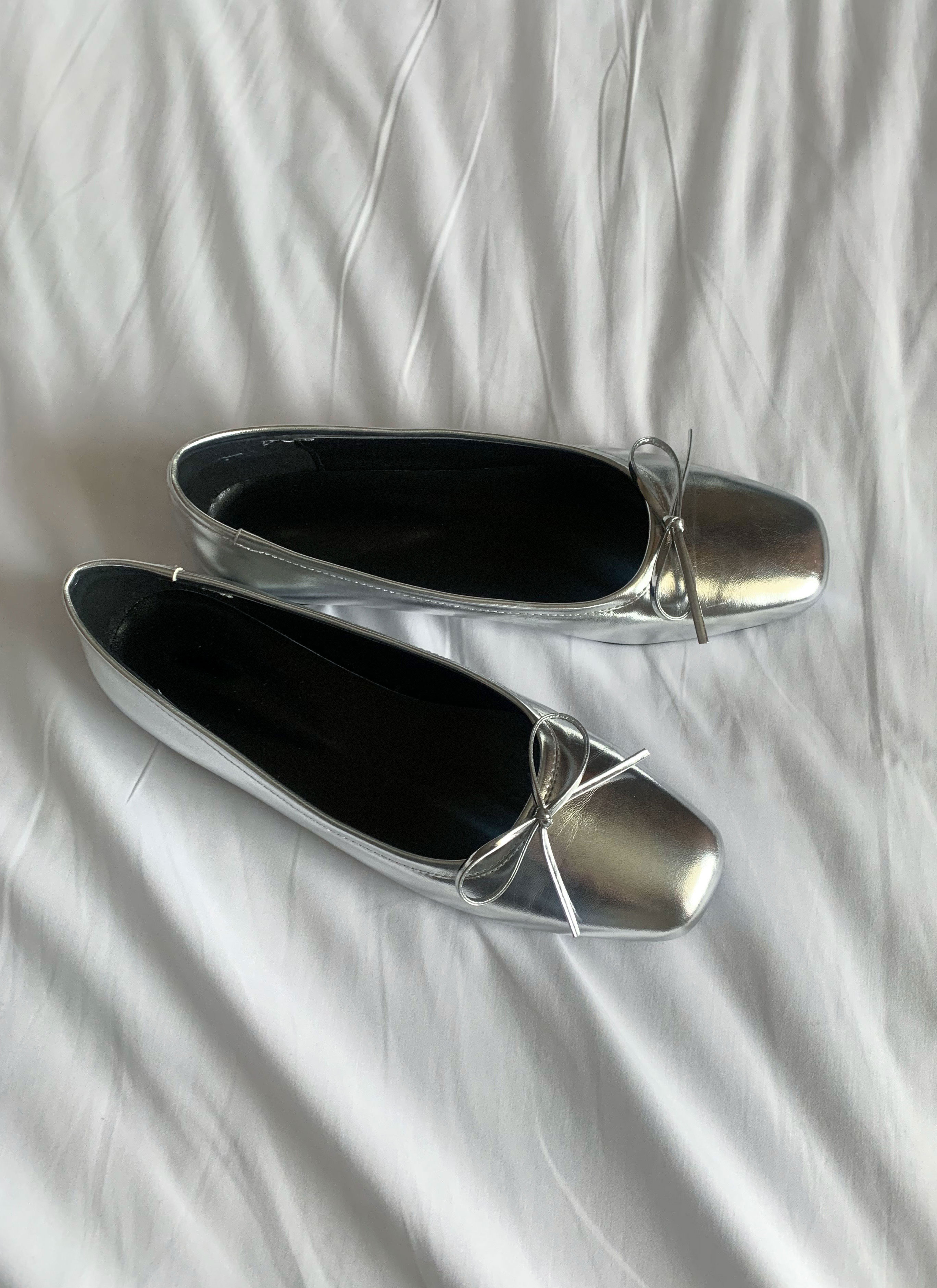 셀린 스퀘어토 리본 플랫 슈즈_selin flat shoes